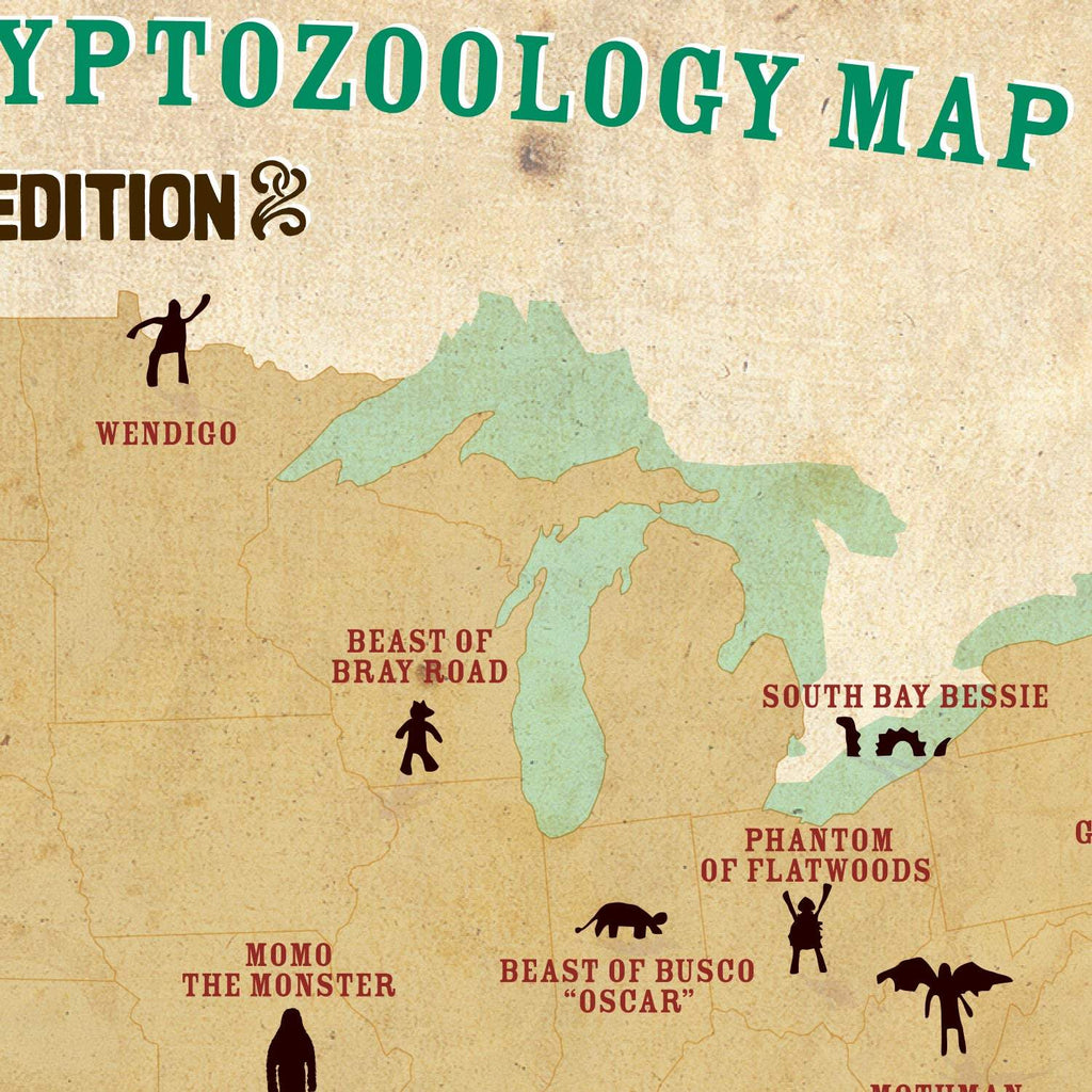 Copernicus Toys Other Cryptids  of the USA Postcard
