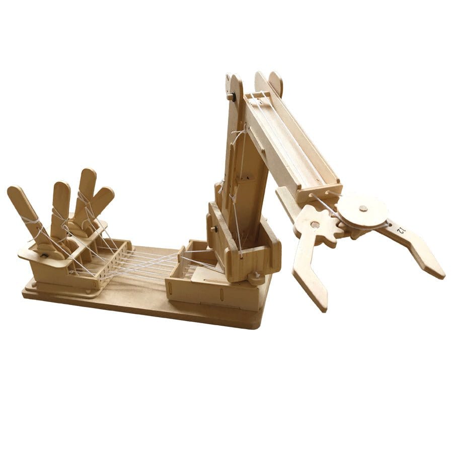 Copernicus Toys Other Make a Grabber Bot Kit | 3d wooden model | Facts & easy instructions included | Curious Engineer Kit