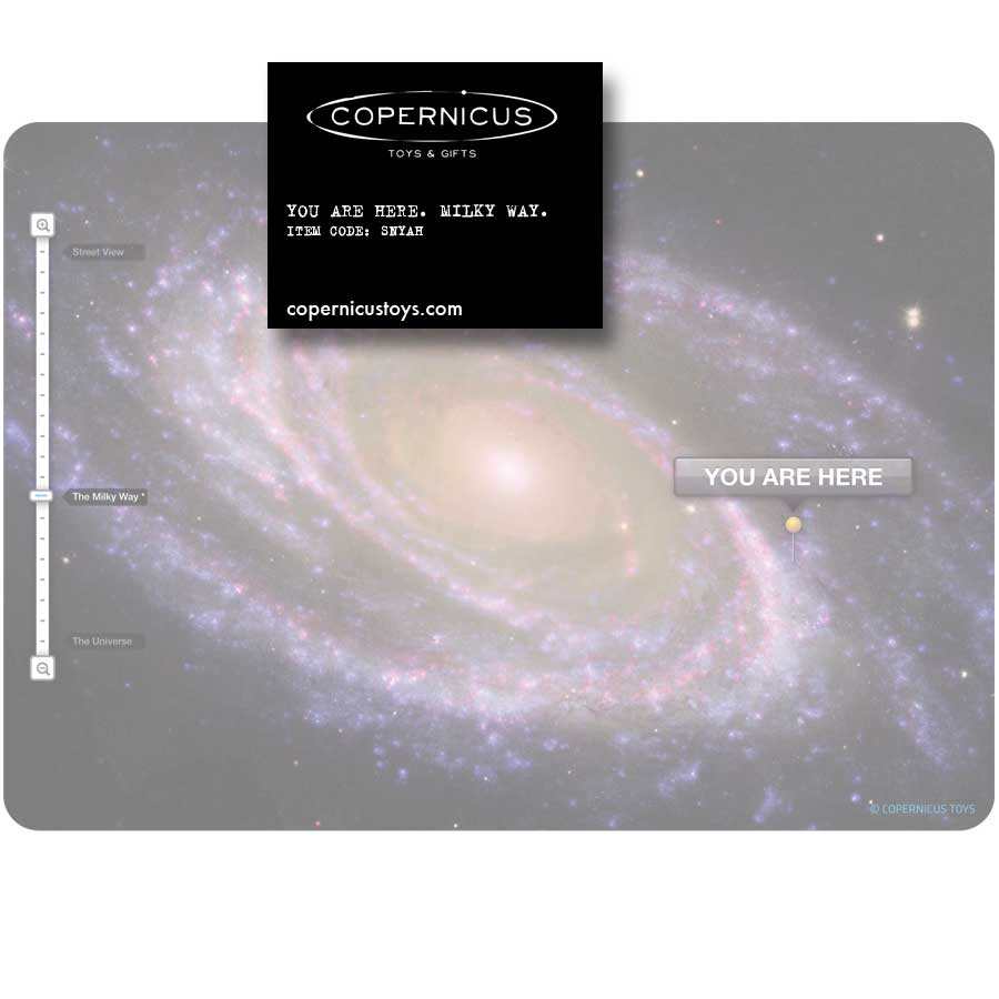 Copernicus Toys Other You are here. Galaxy view Postcard