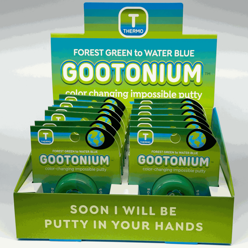 Copernicus Toys Toy Gootonium: Thermo forest green to water blue putty - 20g