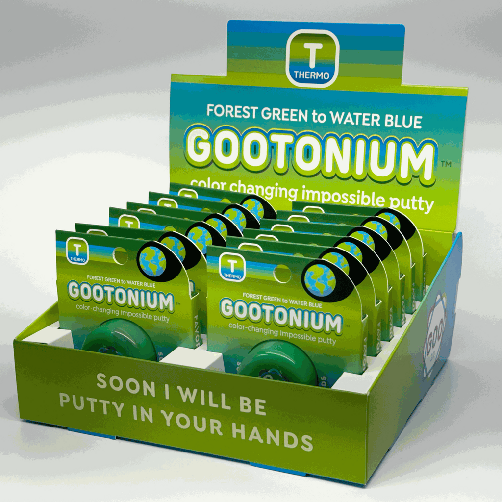 Copernicus Toys Toy Gootonium: Thermo forest green to water blue putty - 20g