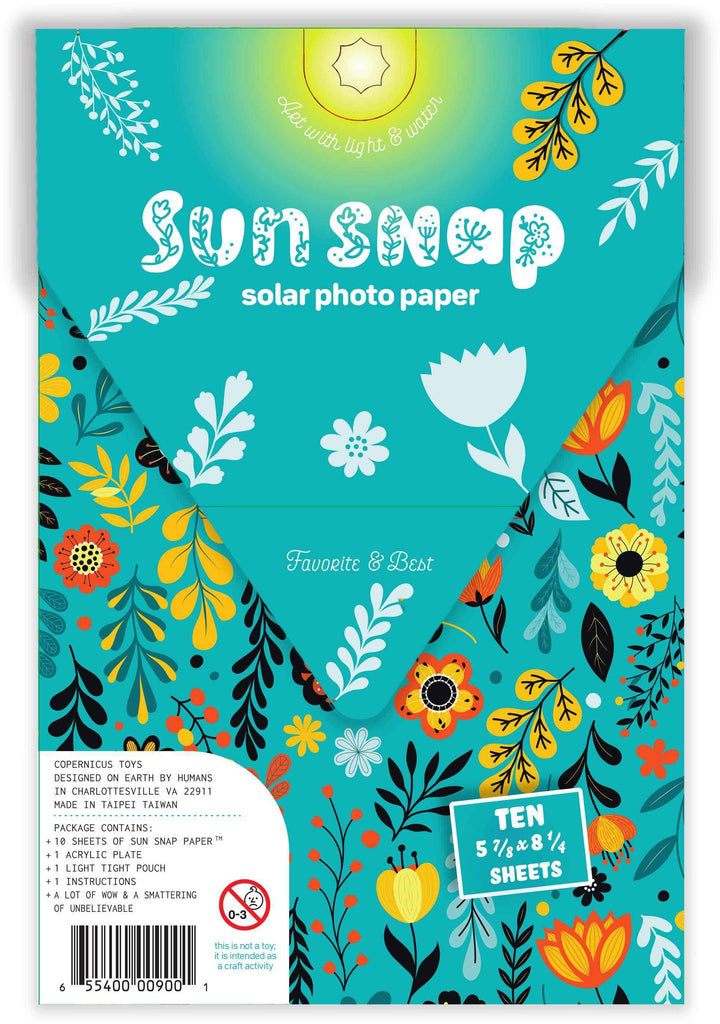 HungryRobot Sun Snap Photo Paper: Sunshine & Creativity - 5.8x8.3”