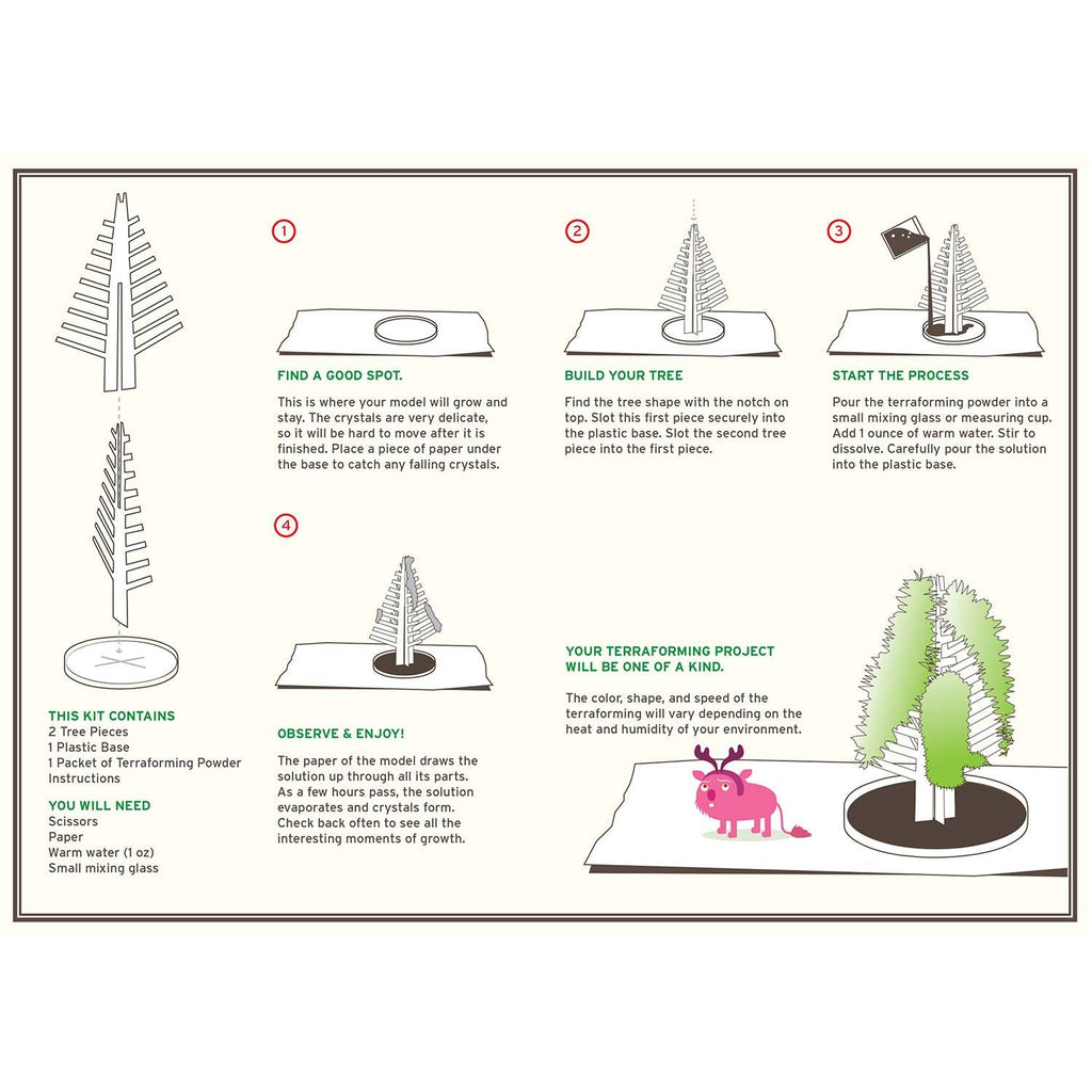 Copernicus Toys Other Crystal Growing Douglas Fir | Fast growing crystal science