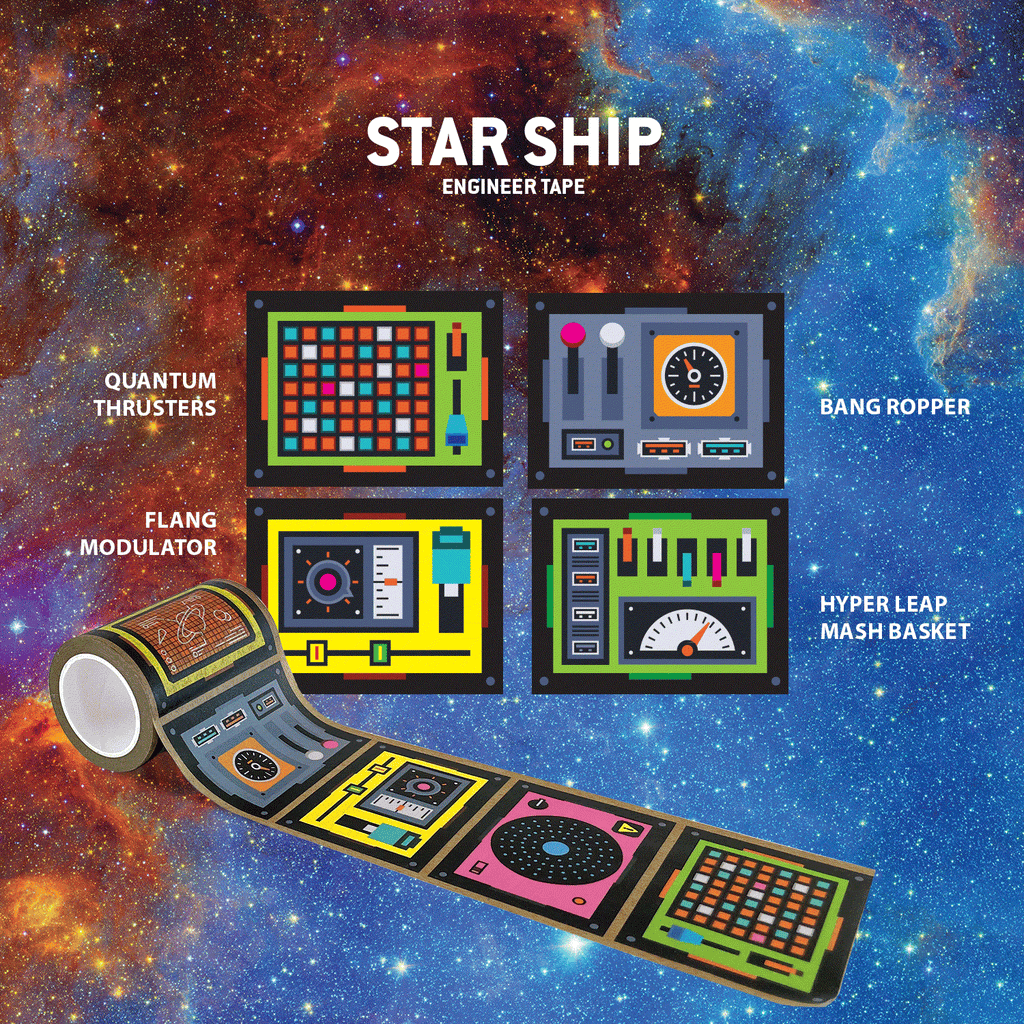 Copernicus Toys Other Star Ship Engineer Washi Tape